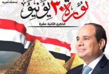 محافظ الغربية يهنئ الرئيس السيسي بذكرى 30 يونيو