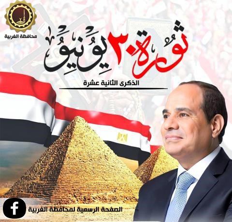 محافظ الغربية يهنئ الرئيس السيسي بذكرى 30 يونيو