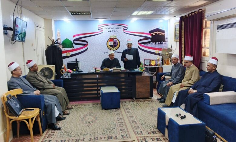 غرفة عمليات مكثفة بمديرية أوقاف سوهاج لمتابعة تنسيقات صلاة عيد الأضحى المبارك