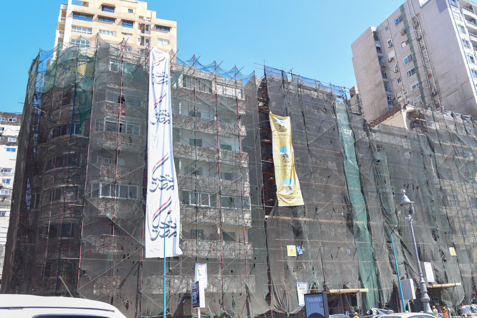 لجنة الإدارة المحلية ومحافظ الإسكندرية يتابعون تطوير واجهات الكورنيش والنبي دانيال