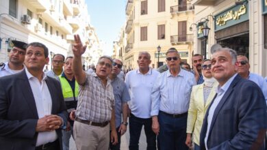 لجنة الإدارة المحلية ومحافظ الإسكندرية يتابعون تطوير واجهات الكورنيش والنبي دانيال