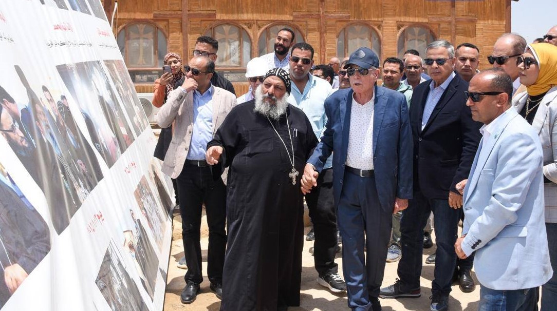 مستشار رئيس الجمهورية يتفقد موقع أبو مينا الأثرية بالإسكندرية