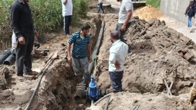 مياه الإسكندرية تواصل حملاتها لإزالة التعديات على شبكة مياه الشرب بنطاق فرع أبو قير 