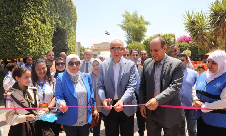 محافظ المنيا، يفتتح أكبر ملتقى توظيفي للشباب في صعيد مصر الذى تُنظمه مديرية الشباب والرياضة بالمنيا، بنادي المنيا الرياضي