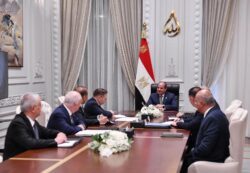 الرئيس السيسى يلتقى المدير العام لهيئة الدولة للطاقة النووية الروسية. 