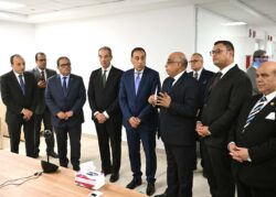 رئيس الوزراء يفتتح مجمع الشهر العقارى والتوثيق بمدينة العلمين الجديدة. 