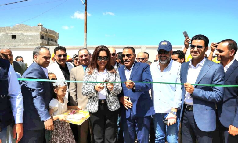 وزيرة التنمية المحلية ومحافظ مطروح يفتتحان مجزر مدينة الحمام المطور