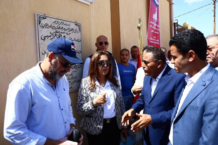 وزيرة التنمية المحلية ومحافظ مطروح يفتتحان مجزر مدينة الحمام المطور