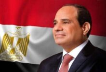 السيسي يبعث برقية تهنئة إلى ملك المغرب  بمناسبة الإحتفال بالعيد الوطني لبلاده.