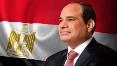 السيسي يبعث برقية تهنئة إلى ملك المغرب  بمناسبة الإحتفال بالعيد الوطني لبلاده.