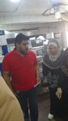 تموين المحله الكبرى يضبط 140 كليو حمام بمطعم شهير