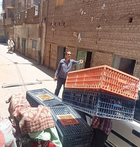 الشطورى يتابع حملات رفع الاشغالات والمخالفات بمدينة طهطا