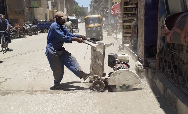 الشطورى يوجه بترميم عدد من الشوارع الهامة والحيوية