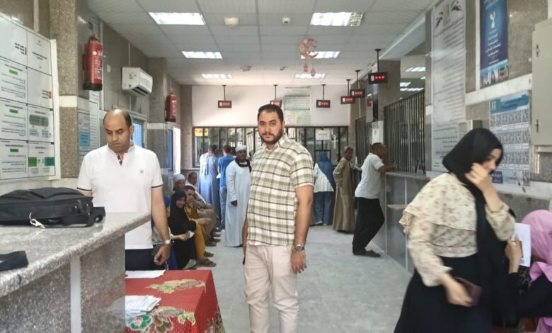 إستمرار العمل بالمركز التكنولوجى والتأكيد على سرعة وتسهيل الإجراءات وتقديم كافة الخدمات والامكانيات لتسهيل عملية التصالح للمواطنين