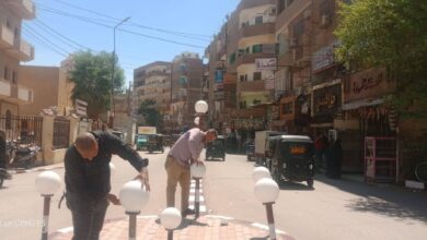 الشطورى.. بدء تنفيذ الهوية البصرية بمدينة طهطا