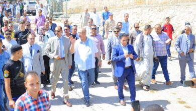 محافظ سوهاج يتفقد عبارة جزيرة الشورانية بالمراغة