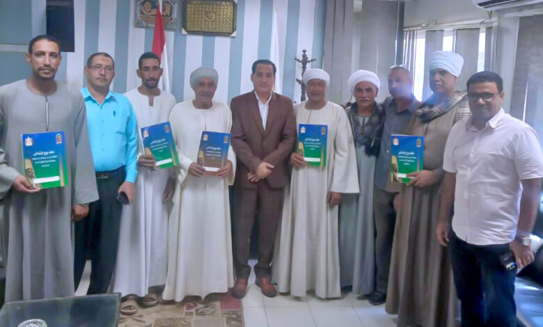 محافظ سوهاج يتابع معدلات الإنجاز في ملف تقنين أراضي أملاك الدولة