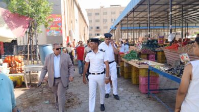 السكرتير المساعد يقود حملة مكبرة لرفع الإشغالات بشوارع مدينة ناصر