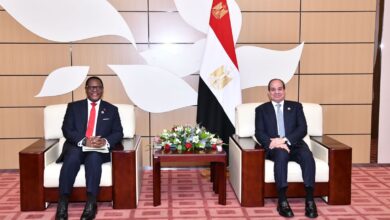 رئيس مالاوي يشيد بالتعاون القائم بين بلاده ومصر