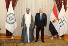 رئيس مجلس الدولة، إستقبل اليوم رئيس البرلمان العربي، محمد بن أحمد اليماحي.