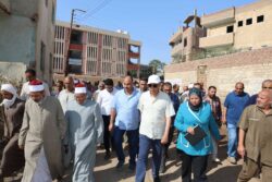 جولة ميدانية موسعة لمحافظ المنيا بعدد من قرى مركز  بني مزار، لمتابعة الموقف التنفيذي ونسب الإنجاز في مشروعات التعليم