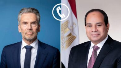 الرئيس السيسي تلقي اليوم اتصالاً هاتفياً من"ديك سخوف" رئيس وزراة هولندا.