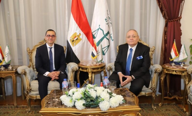 رئيس مجلس الدولة، إستقبل المهندس حسن الخطيب، وزير الاستثمار والتجارة.