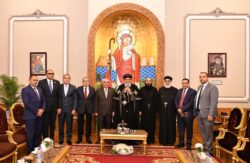 البابا تواضروس يستقبل رئيس هيئة قضايا الدولة بالمقر البابوي