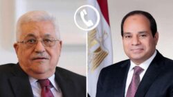 الرئيس السيسي تلقي اليوم اتصالًا هاتفيًا من رئيس دولة فلسطين