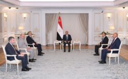 استقبل الرئيس السيسي، اليوم، السيد هاكان فيدان، وزير خارجية جمهورية تركيا. 