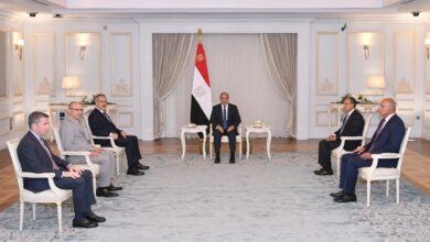 استقبل الرئيس السيسي، اليوم، السيد هاكان فيدان، وزير خارجية جمهورية تركيا.