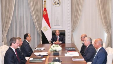 الرئيس السيسي إجتمع اليوم  مع  مدبولي والعاملين في قطاع الإعلام 