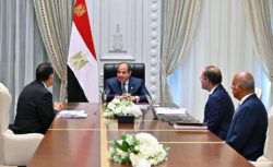 الرئيس السيسي اجتمع اليوم مع  مدبولي رئيس مجلس الوزراء و كجوك وزير المالية