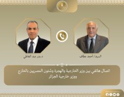وزير الخارجية ونظيره الجزائري يؤكدان موقفهما برفض قرار الوزاري الإسرا/ئي/لي