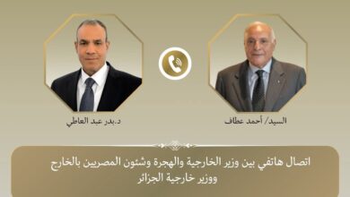 وزير الخارجية ونظيره الجزائري يؤكدان موقفهما برفض قرار الوزاري الإسرا/ئي/لي