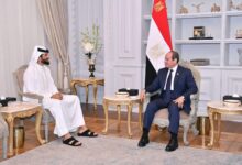 السيسي يستقبل مستشار الأمن الوطني وقائد الحرس الملكي بالبحرين.