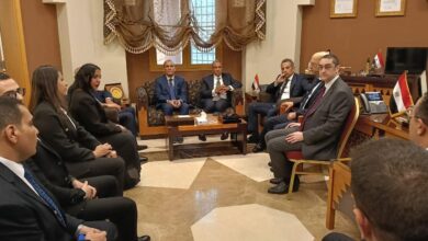 وزير الخارجية يتفقد مقر القنصلية العامة المصرية في جدة. 