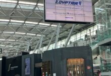 مصر للطيران تطلق حملة ترويجية في مطار دوسلدورف بألمانيا