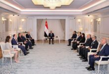 استقبل الرئيس السيسي اليوم الدكتور نواف سلام رئيس مجلس الوزراء اللبناني.