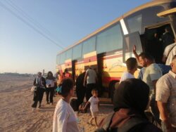 النقل:تنقل الركاب من موقع الحاد/ث من مطروح إلى القاهرة والإسكندرية