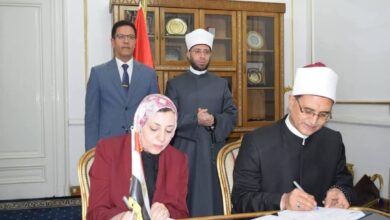 وزارة الأوقاف وجامعة بنها يشهدان توقيع بروتوكول تعاون فى مجال الدعوة.