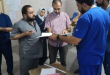 مدير إدارة المستشفيات يجري جولة مرورية بمستشفى شبين القناطر المركزي.