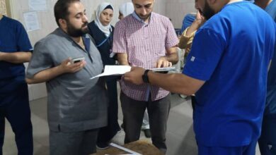 مدير إدارة المستشفيات يجري جولة مرورية بمستشفى شبين القناطر المركزي.