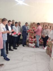 الجيزة تضبط ٩ أطنان لانشون مجهول المصدرغير صالح للاستهلاك الآدمي بالطالبية. 