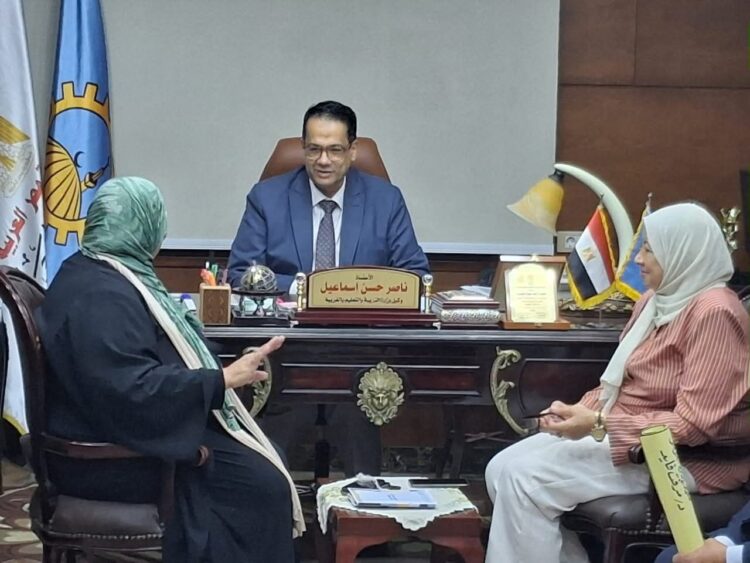 تعليم الغربية تكرم وكيل الوزارة ووكيل المديرية لتجديد الثقة
