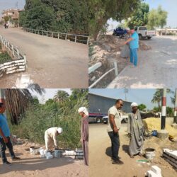 أعمال تطوير وتجميل كوبري المستعمرة بالمطمر – ساحل سليم