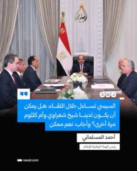 اجتمع الرئيس السيسي اليوم  مع وزير الاتصالات ورئيس الهيئة الوطنية للإعلام ورئيس الجمهورية للإعلام.
