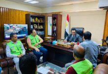 وكيل وزارة الصحة يترأس إجتماع لجنة "السلامة والصحة المهنية" لمناقشة الإستعداد لتنفيذ محاكاة لإخلاء مبنى ديوان المديرية حال وقوع طارئ