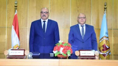 جامعة سوهاج تحتفل باليوم العالمي للشباب بتعيين ٢٢ من خريجها الأوائل بالبنك الزراعى المصرى