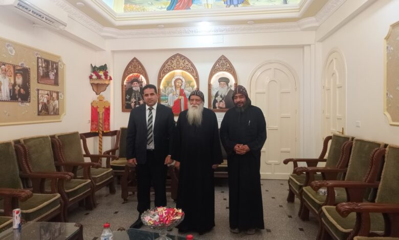 مدير أمن سوهاج يتفقد احتفالات "دير العذراء" بجبل إخميم